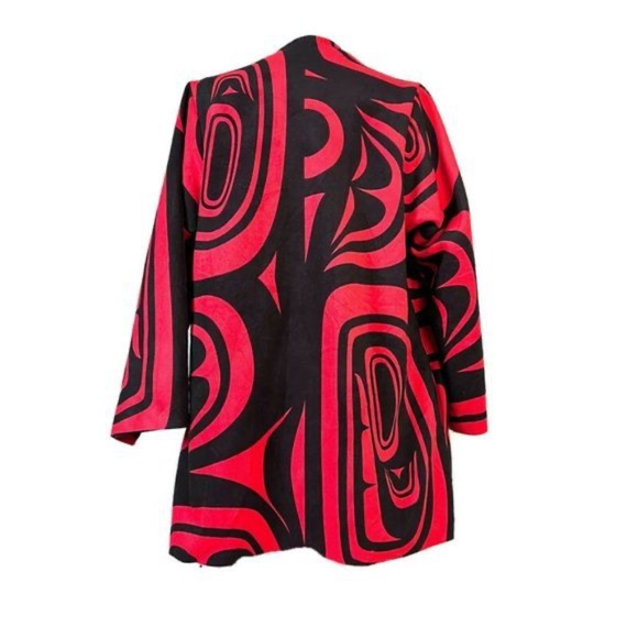 Chloe Angus Haida Print Microfleece Coat - Picture 2 of 7